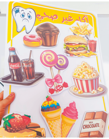 أكل صحي و غير صحي