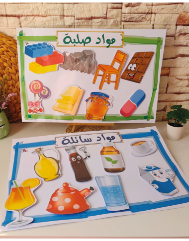 مواد صلبة و سائلة