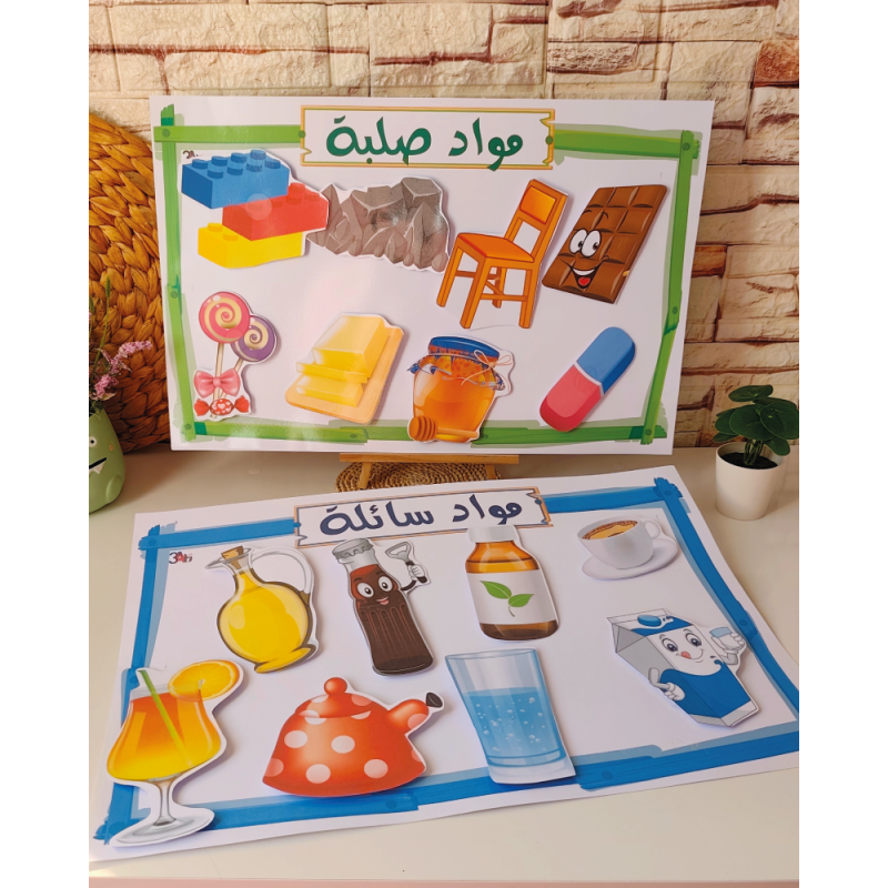 مواد صلبة و سائلة