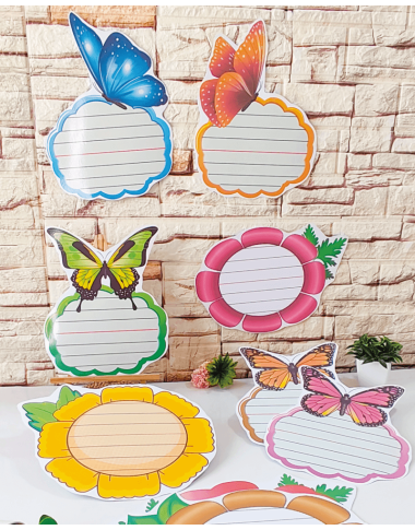 زهرات و فراشات